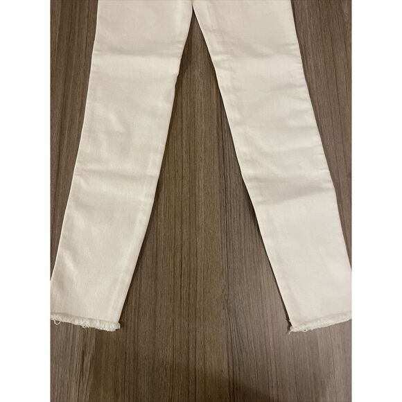 We The Free People Skinny Jeans Size 24 Mid Rise‎ In White Color MSRP $78 - Picture 13 of 13